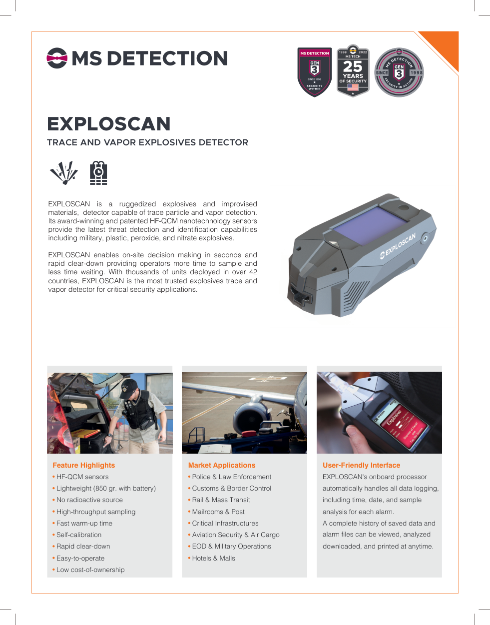 MS Detection EXPLOSCAN brochure image